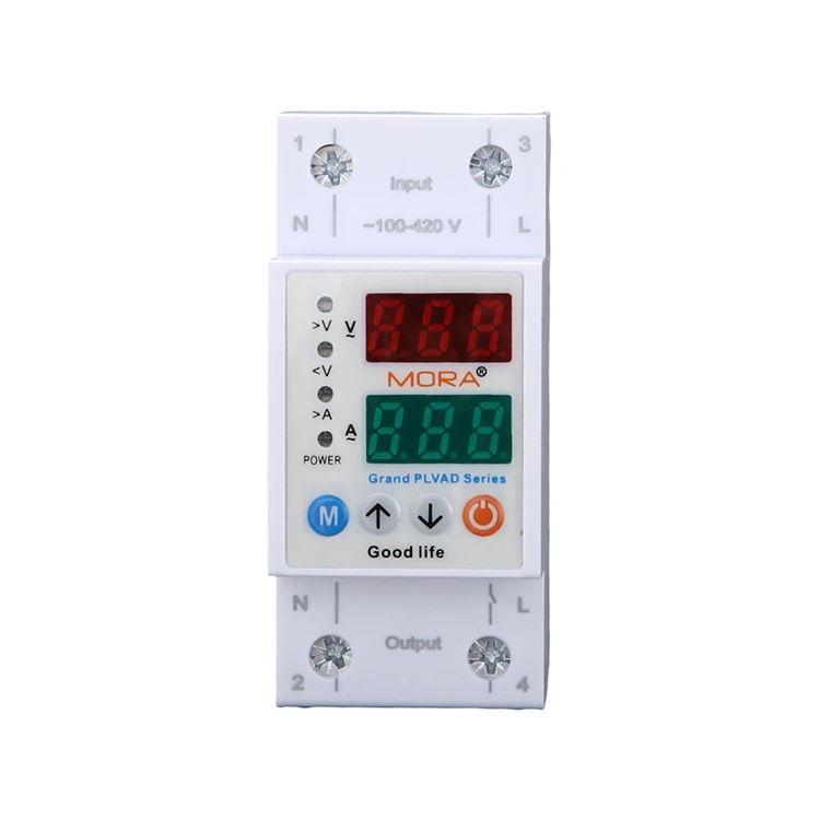 DIN Rail Adjustable Voltage Protector
